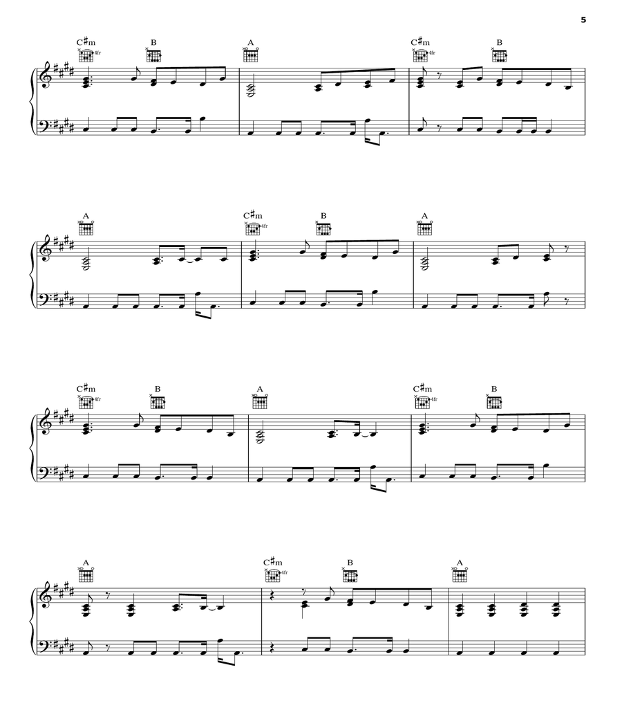 The Monster The Monster Acoustic Guitar scores gallery preview page 5