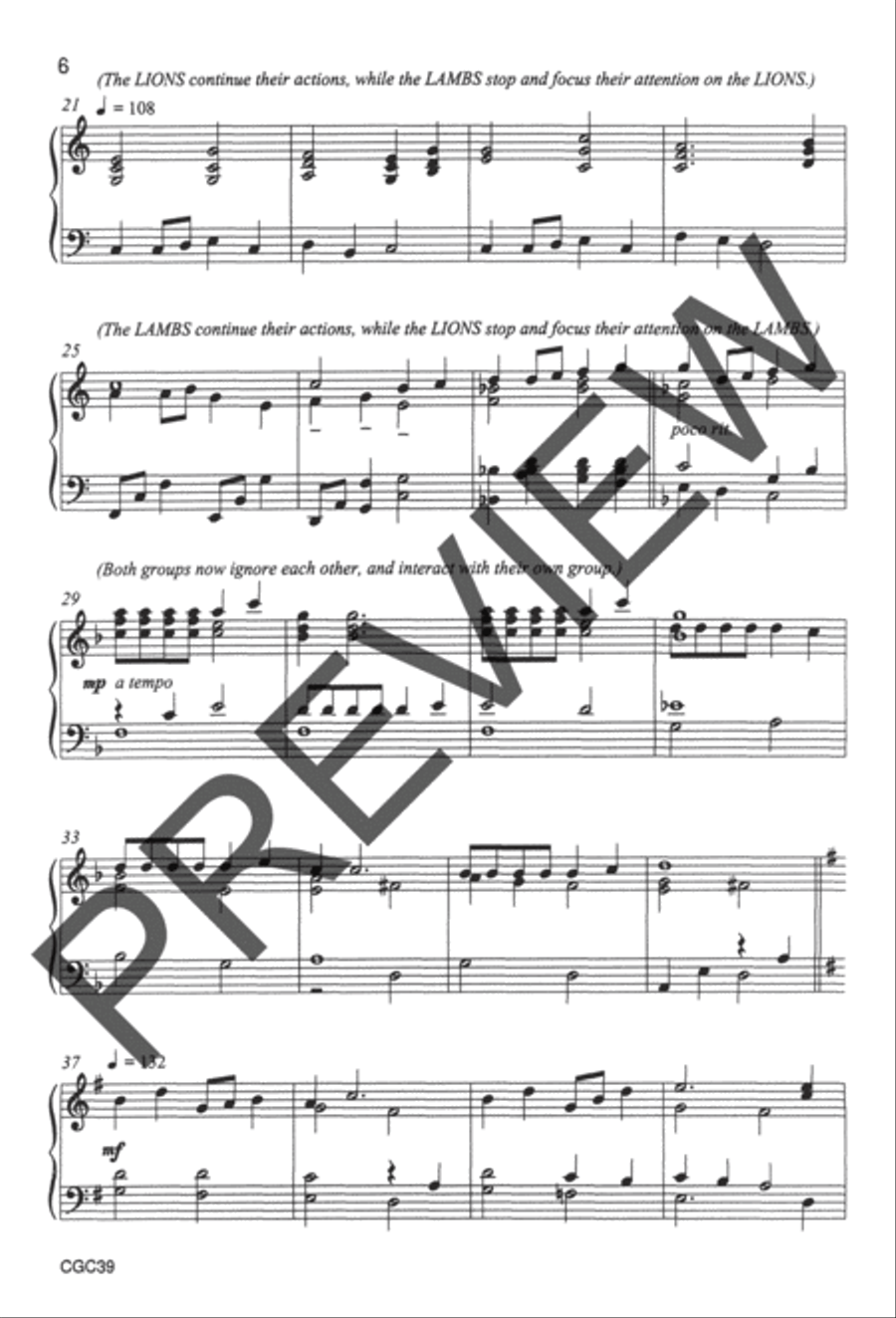 It's Okay to be Different Unison Choir scores gallery preview page 6