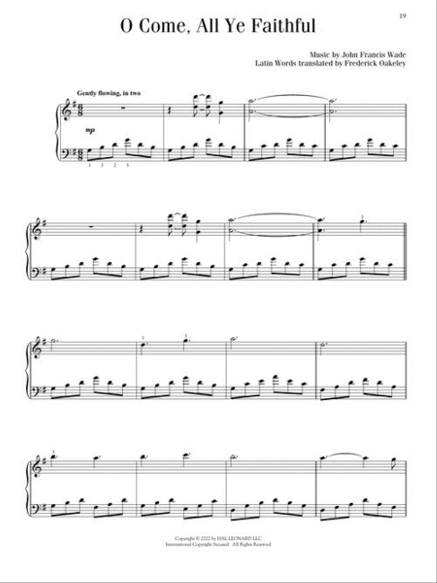 Christmas Carol Arrangements Piano Solo scores gallery preview page 5