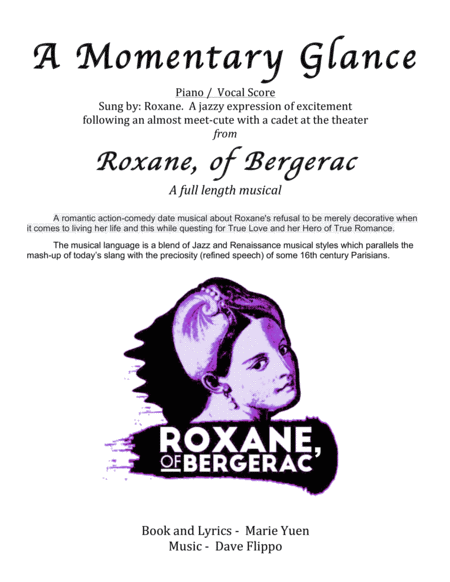 A MOMENTARY GLANCE - from "Roxane, of Bergerac" - a full length musical image number null