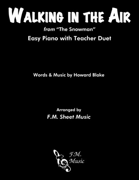 Walking In The Air (Easy Piano with Teacher Duet) image number null