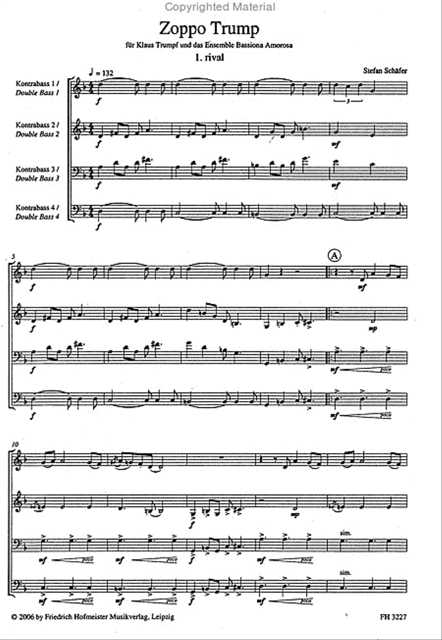 Zoppo Trump Double Bass scores gallery preview page 2
