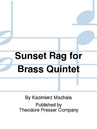 Sunset Rag for Brass Quintet
