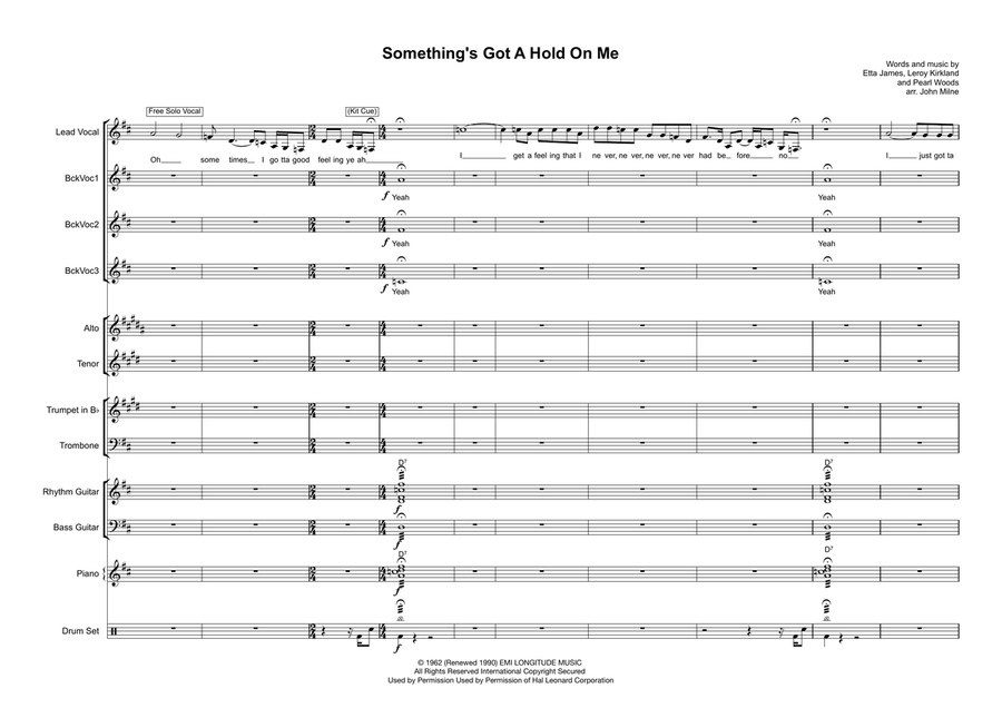 Something's Got A Hold On Me Small Ensemble scores gallery preview page 2