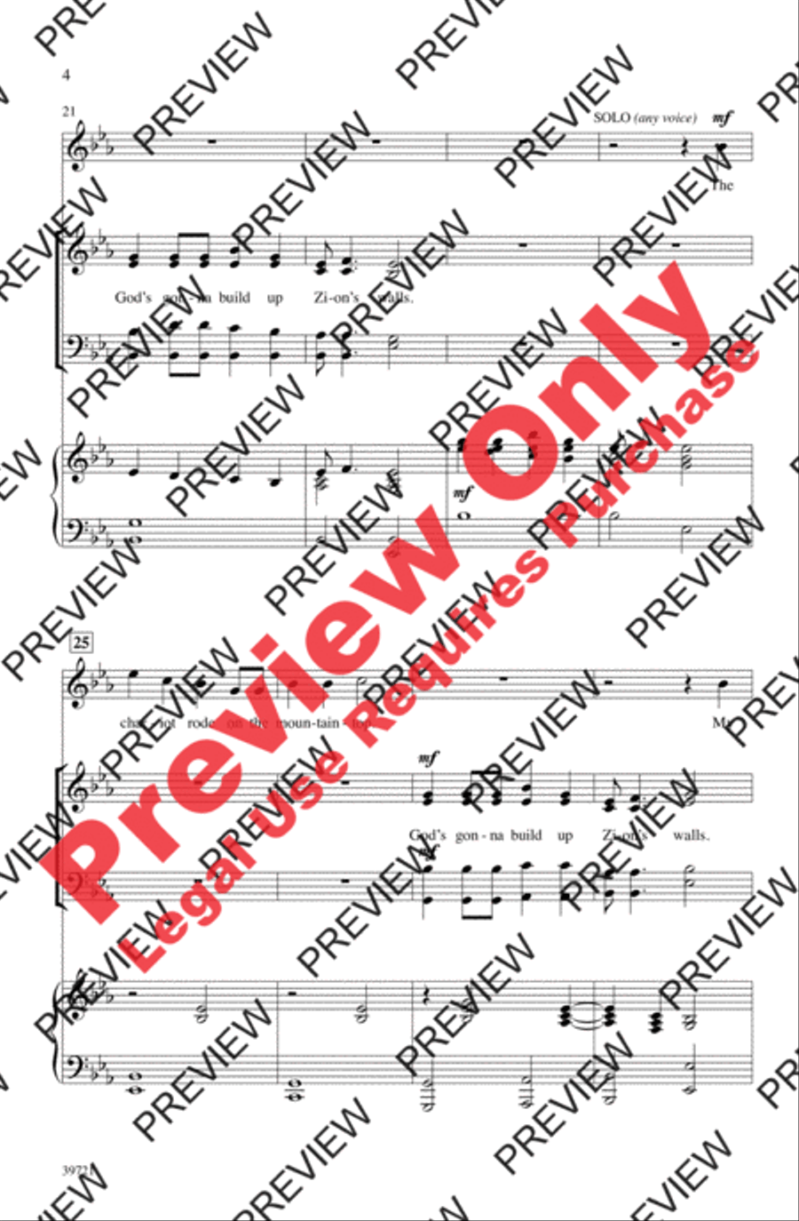 Great Day! 4-Part scores gallery preview page 4