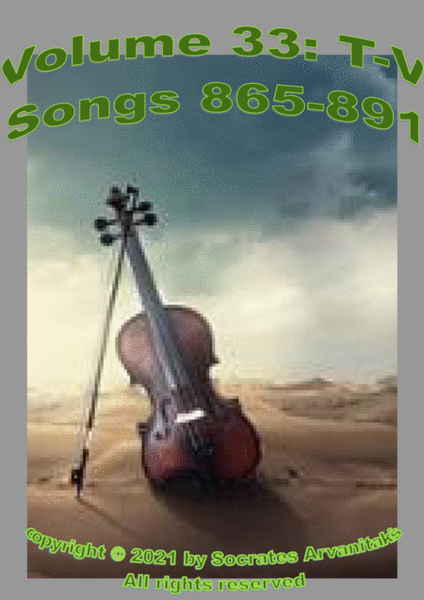 Folk Songs For Classical Guitar - Volume 33 (Songs 865-891) image number null