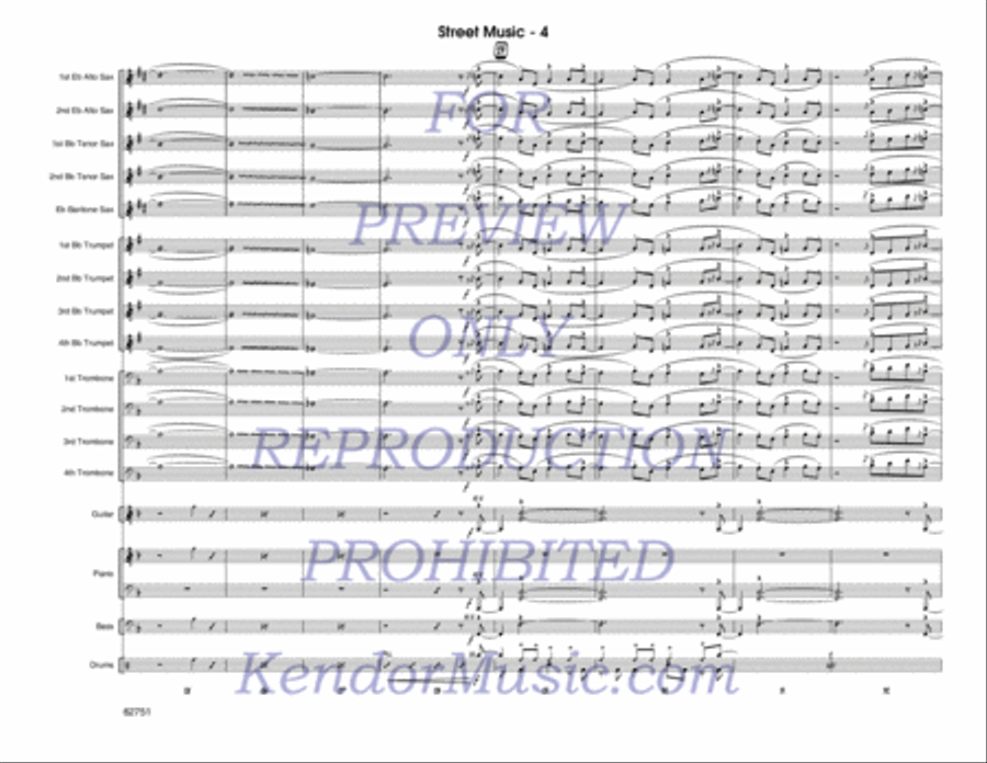 Street Music Jazz Ensemble scores gallery preview page 5