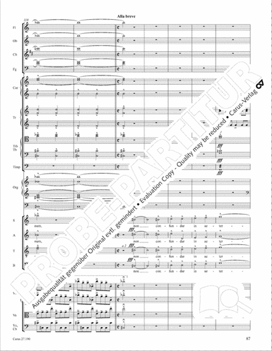 Te Deum 4-Part scores gallery preview page 94