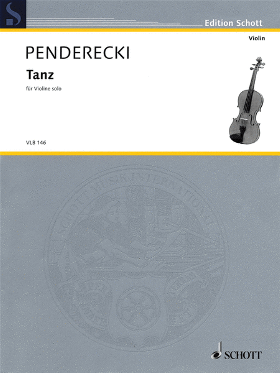 Tanz Violin Solo scores gallery preview page 1