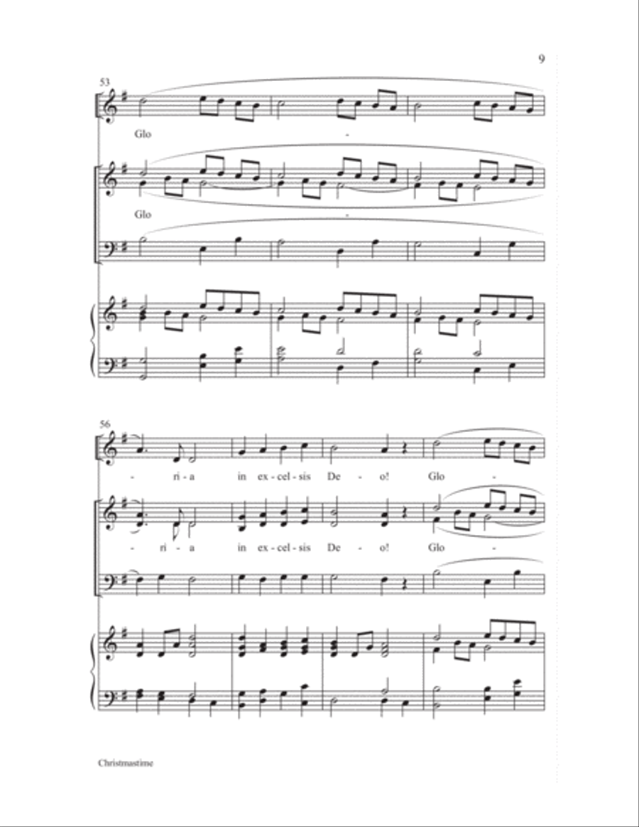 Christmastime 3-Part scores gallery preview page 9