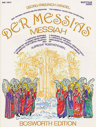 Book cover for G.F. Handel: Two Pastoral Pieces From 'The Messiah' (Recorder Group)