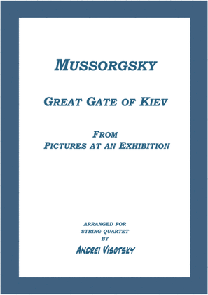 Great Gate of Kiev from Pictures at an Exhibition