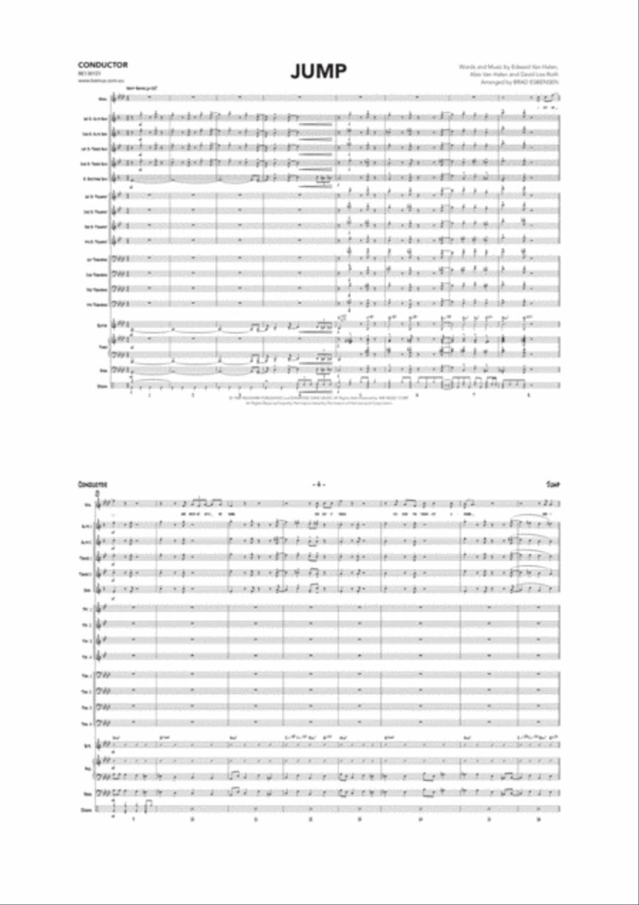 Jump Jazz Ensemble scores gallery preview page 2