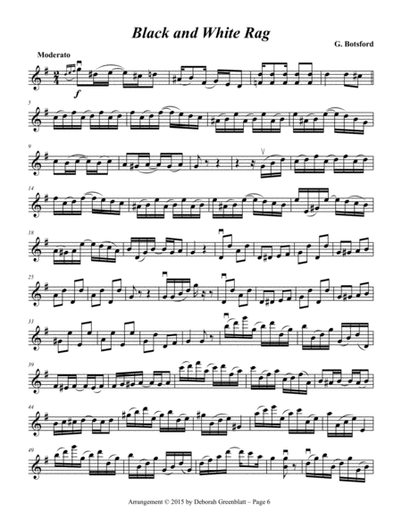 Ragtime Trios for Strings - Violin A