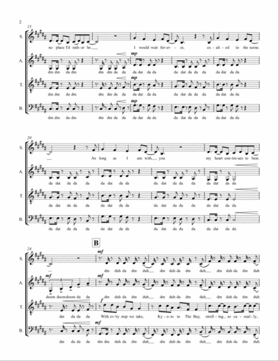 Rather Be 4-Part scores gallery preview page 2