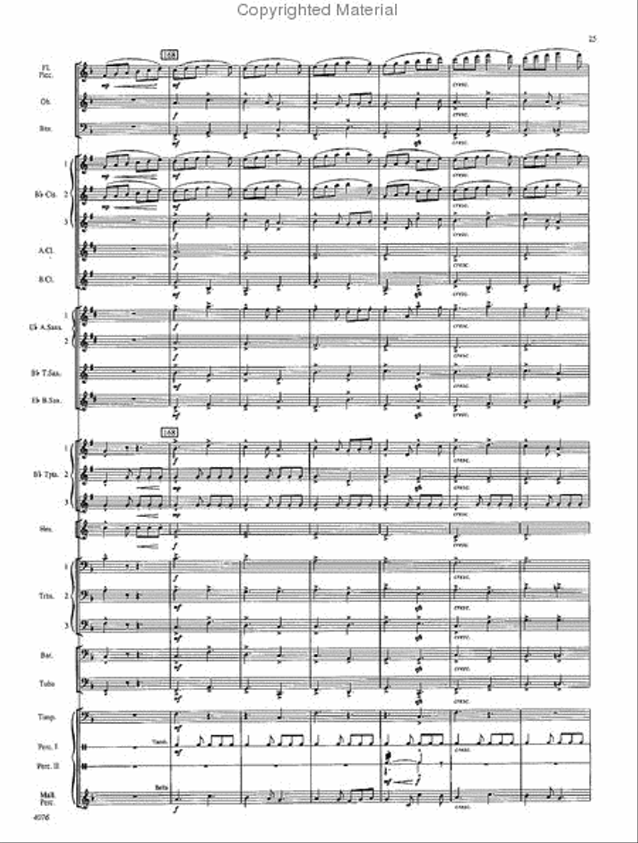 West Highlands Sojourn Concert Band scores gallery preview page 26