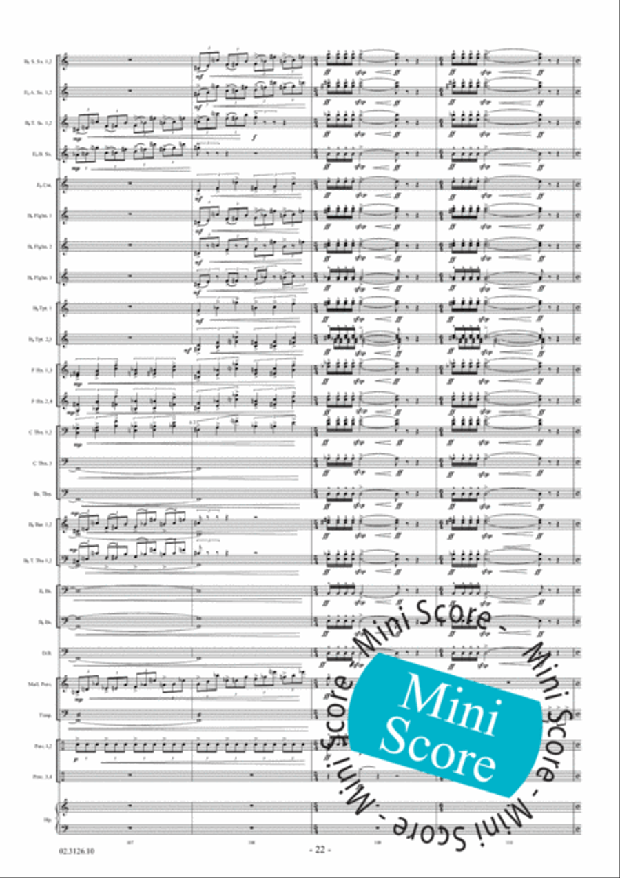 Migyur Fanfare Band scores gallery preview page 28