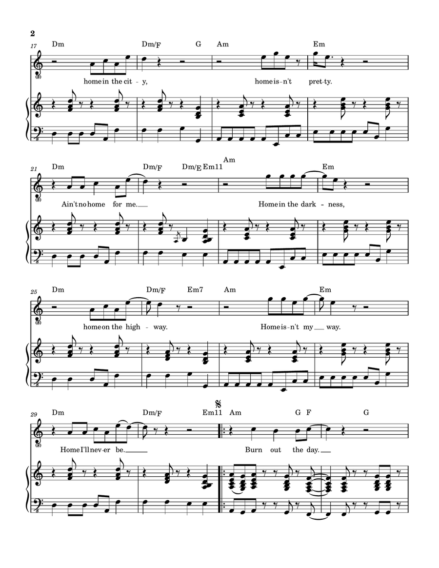 Burning For You Burning For You Piano, Vocal scores gallery preview page 3