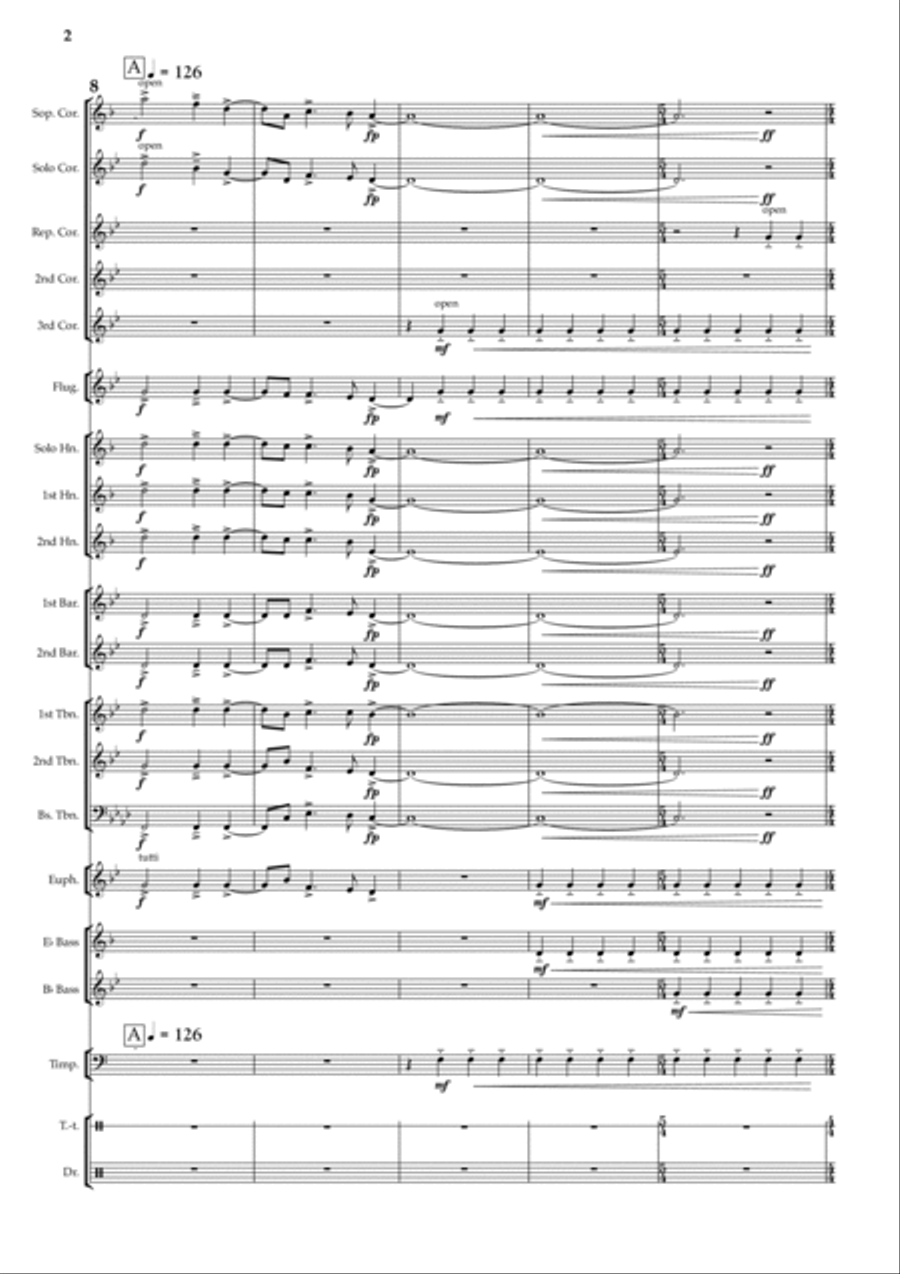 Dr. Who Dr. Who Brass Band scores gallery preview page 2