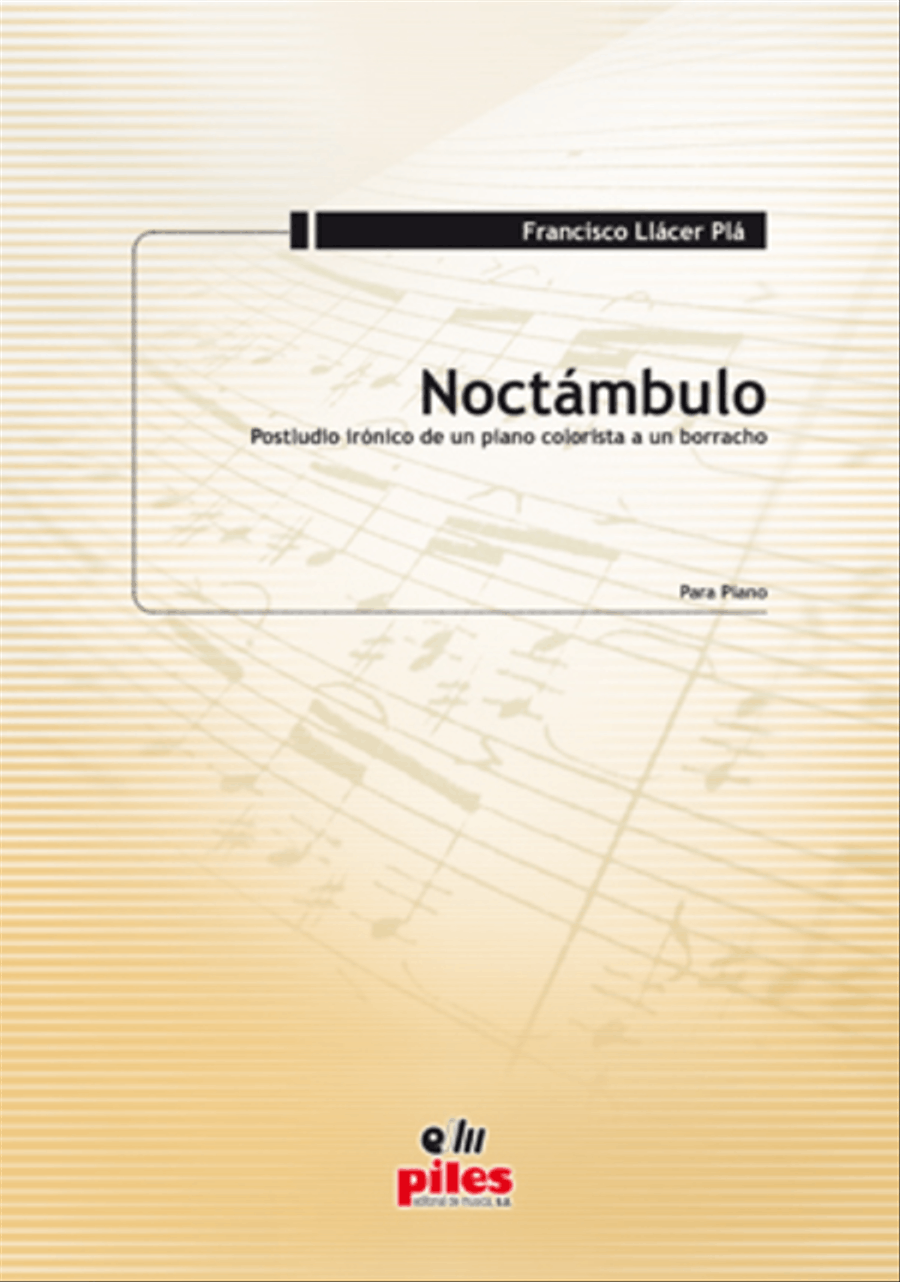 Noctambulo Piano Solo scores gallery preview page 1