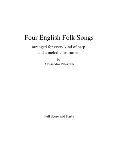 Four English Folk Songs image number null