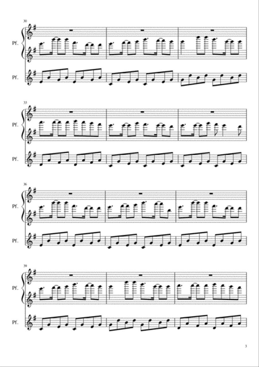 Danza gitana Piano Solo scores gallery preview page 3