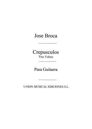 Book cover for Crepusculos, tres Valses