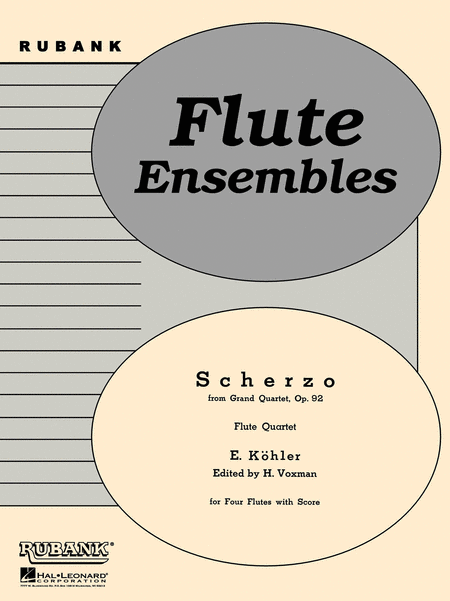 Scherzo from Grand Quartet, Op. 92 - Flute Quartets With Score