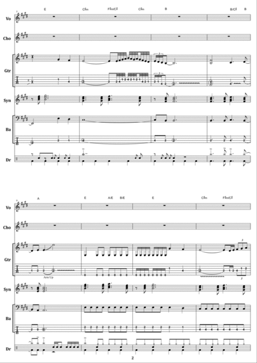 Island In The Sun Electric Guitar scores gallery preview page 2
