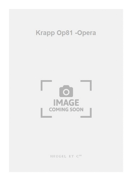 Krapp Op81 -Opera