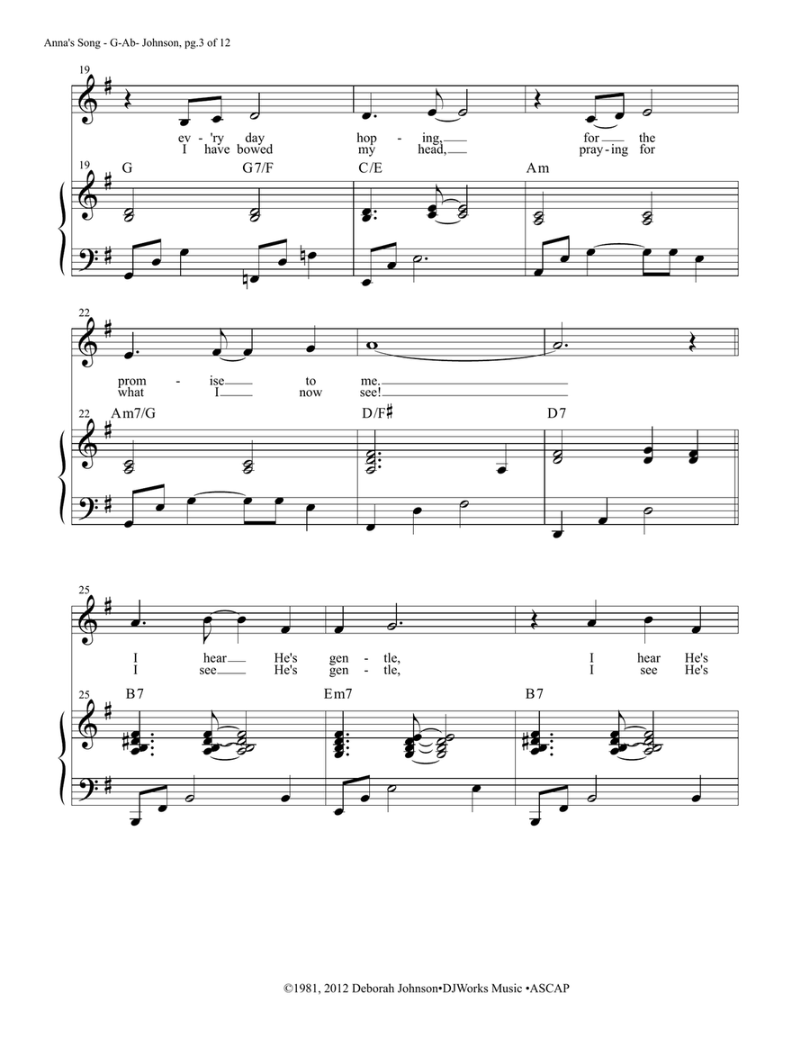 Anna's Song - G-Ab (low) SA scores gallery preview page 4
