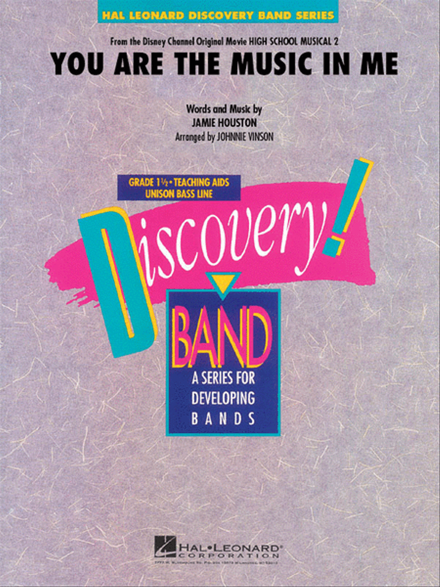 You Are the Music in Me (from High School Musical 2) Concert Band scores gallery preview page 1