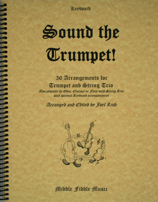 Book cover for Sound the Trumpet! - Keyboard Part