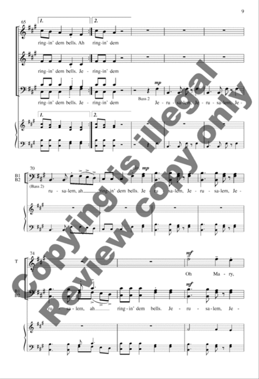 Bells A Cappella scores gallery preview page 9