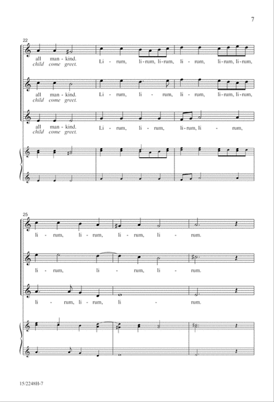 Lirum Lirum SSA scores gallery preview page 8