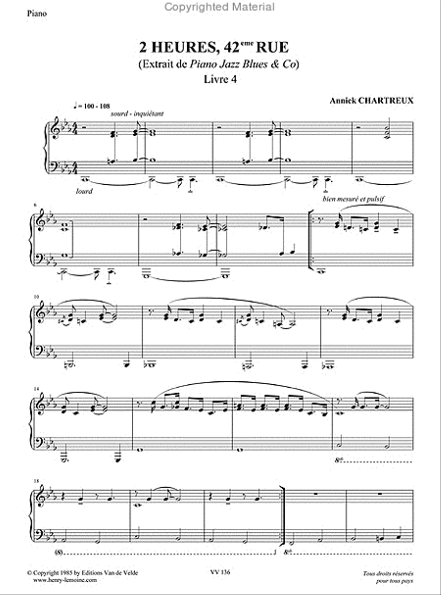 Piano Jazz Blues 4 Piano Jazz Blues 4 Piano Solo scores gallery preview page 4