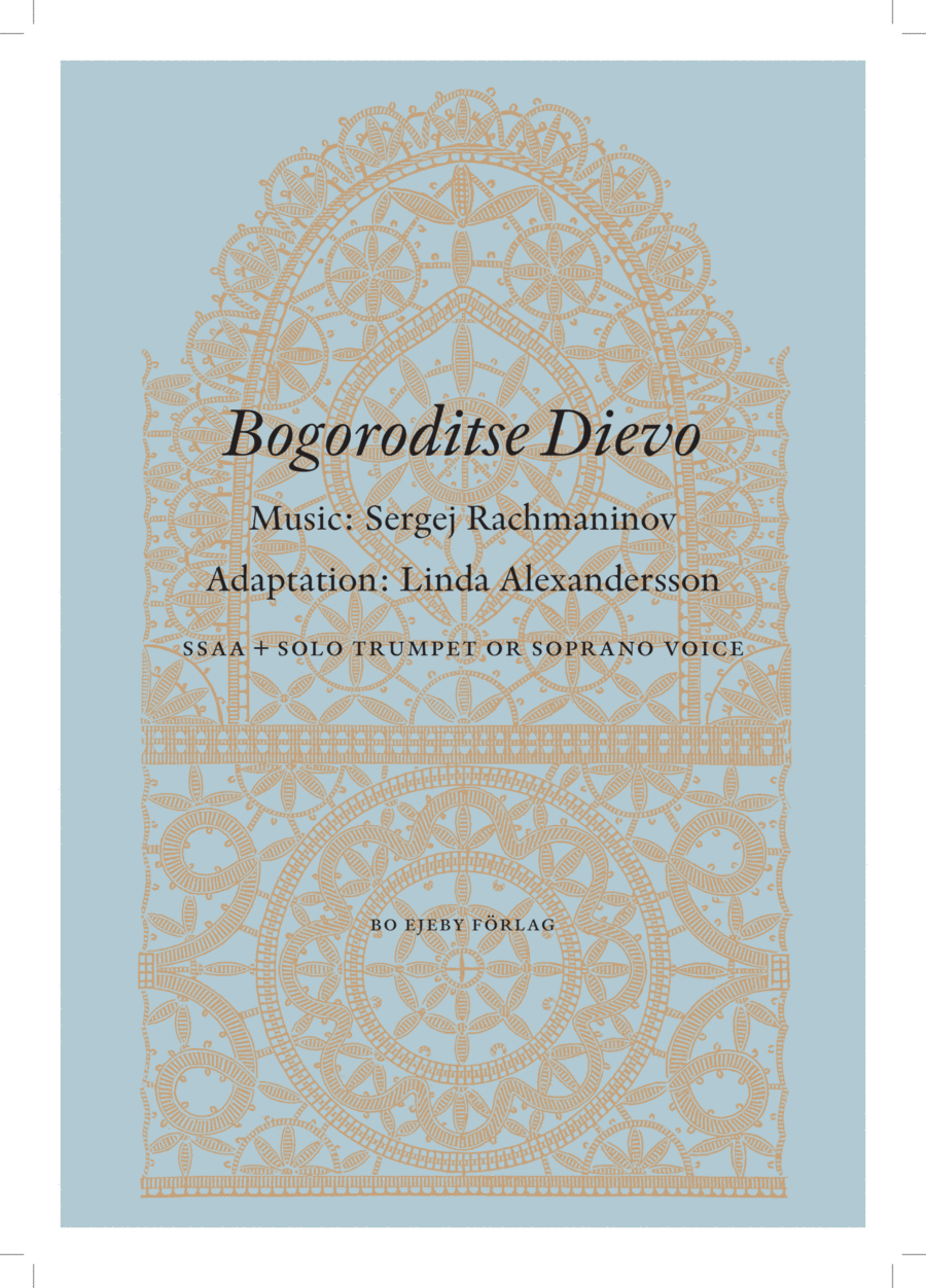 Bogoroditse Dievo SSAA scores gallery preview page 1