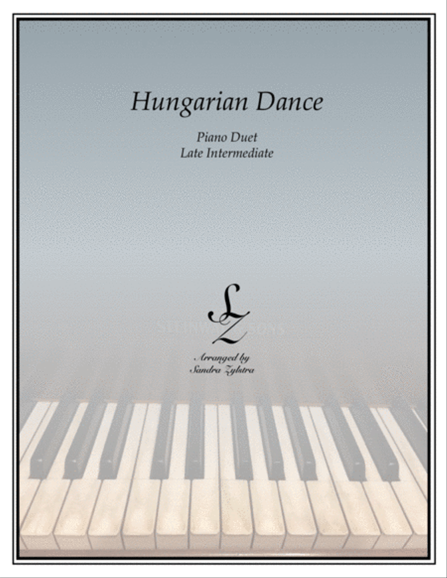 Hungarian Dance (1 piano, 4 hands duet) image number null