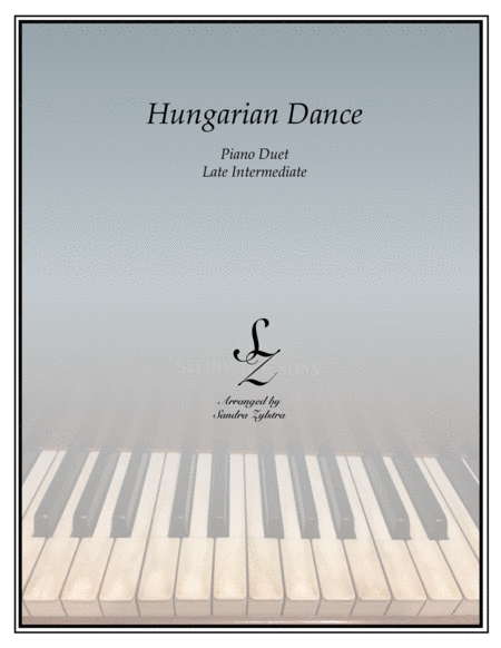 Hungarian Dance (1 piano, 4 hands duet) image number null