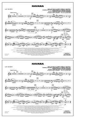 Havana - 1st Bb Trumpet