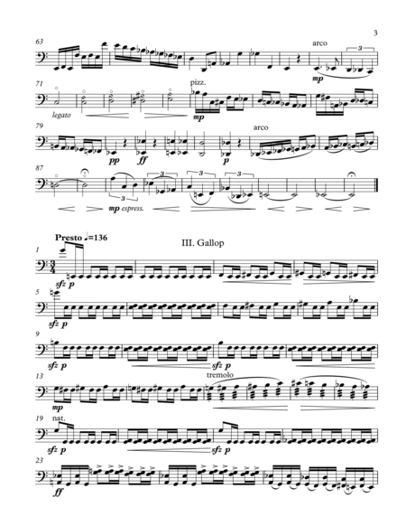 Tragic Suite for Solo Cello, Op. 44
