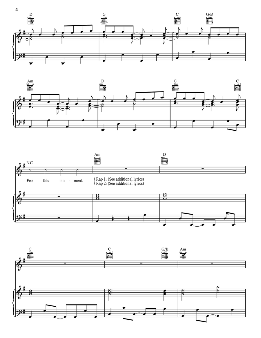 Feel This Moment Feel This Moment Acoustic Guitar scores gallery preview page 4