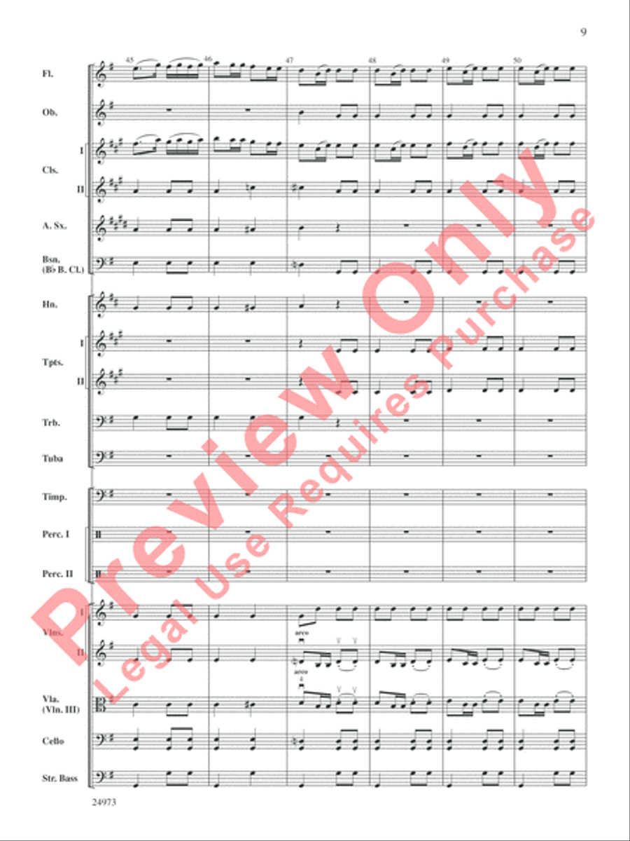 Capriccio Espagnol Capriccio Espagnol Full Orchestra scores gallery preview page 10
