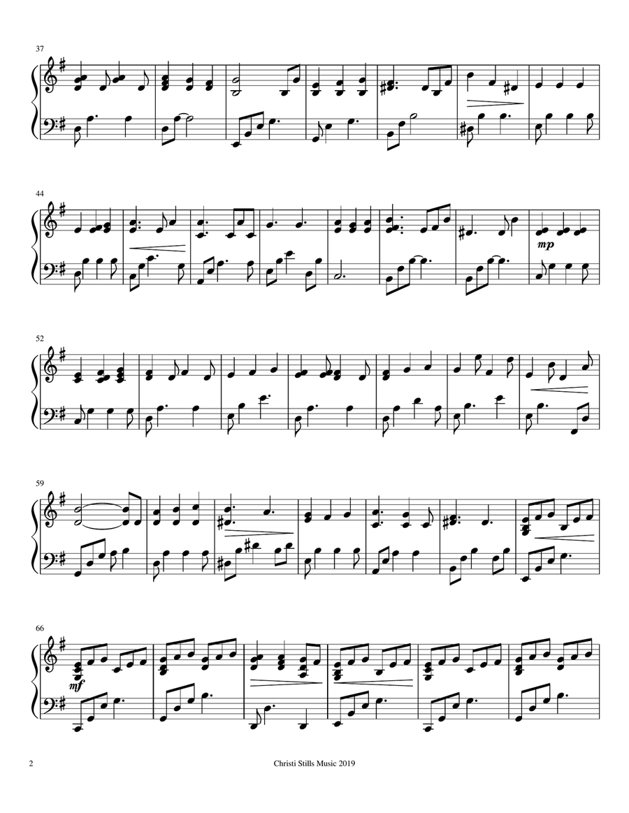 Oh the Deep, Deep Love of Jesus (Piano Solo) Piano Solo scores gallery preview page 2