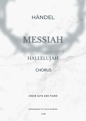 Book cover for Hallelujah from Handel's Messiah - SATB Choir and Piano (Full Score)