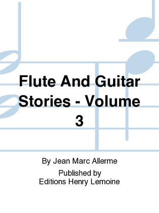 Book cover for Flute and Guitar Stories - Volume 3