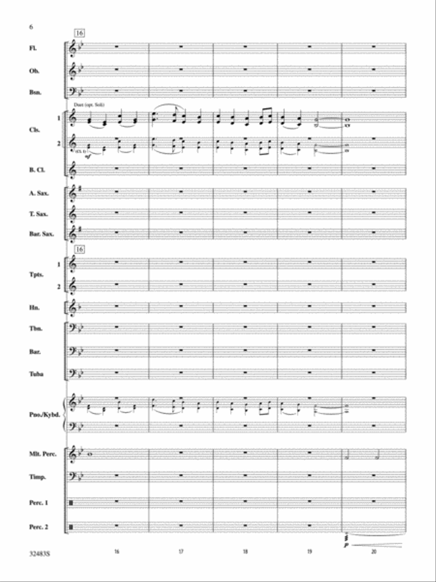 Angels from the Realms of Glory Concert Band scores gallery preview page 5