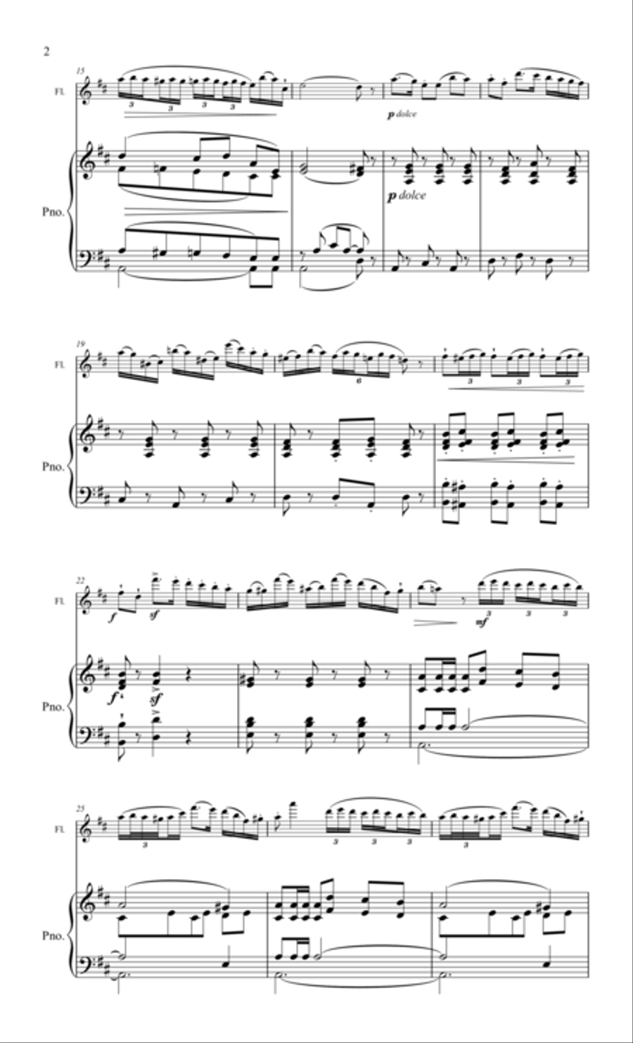 Boehm, Theobald Gran Polonesa for flute & piano Flute Solo scores gallery preview page 2