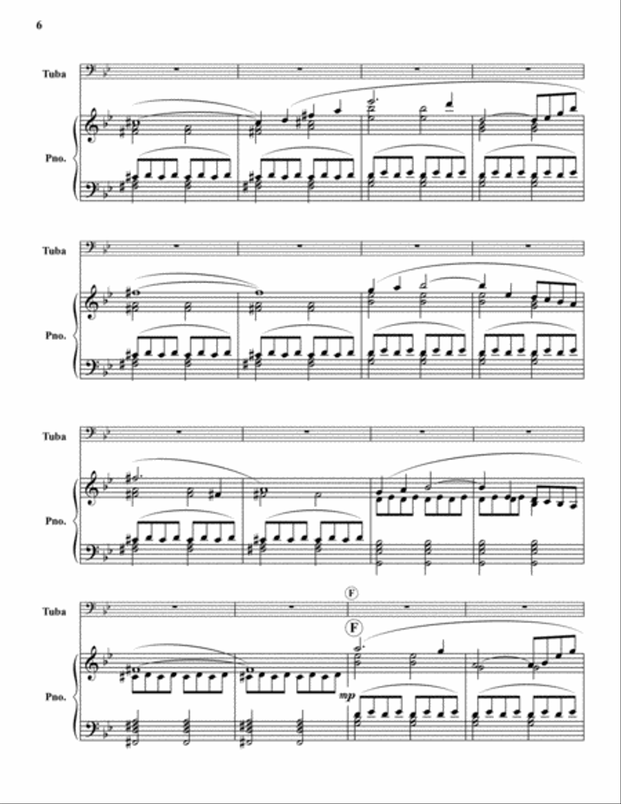 Concerto (Wars and Rumors of War) Tuba scores gallery preview page 6