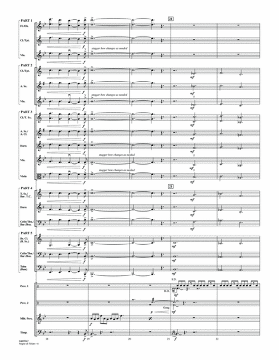 Sogno di Volare (from Civilization VI) (arr. Michael Brown) - Conductor Score (Full Score)